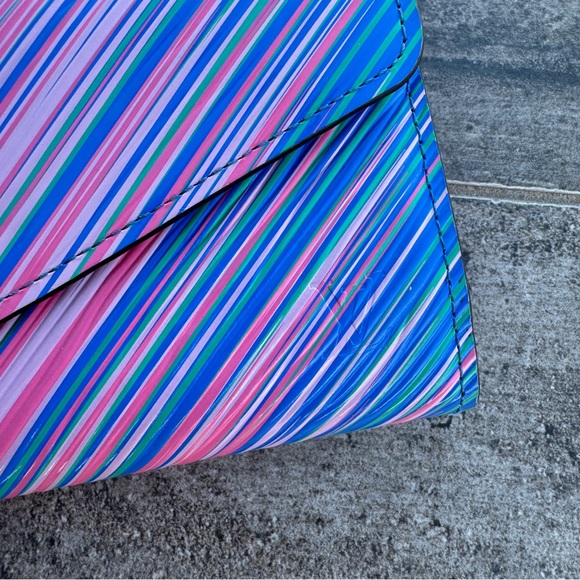 SOLD Louis Vuitton Multicolor Tropical Epi Sarah Wallet - Picture 3 of 16